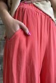  Jo Jo Quirky Hopsack Crop Pant Watermelon